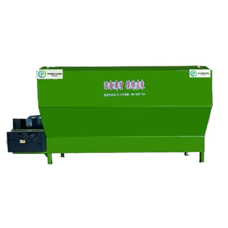 5m-40m Horizontal Feed Mixer TMR Processing Equipment 304 Stainless Steel for Livestock Farm Efficient Cow Customized