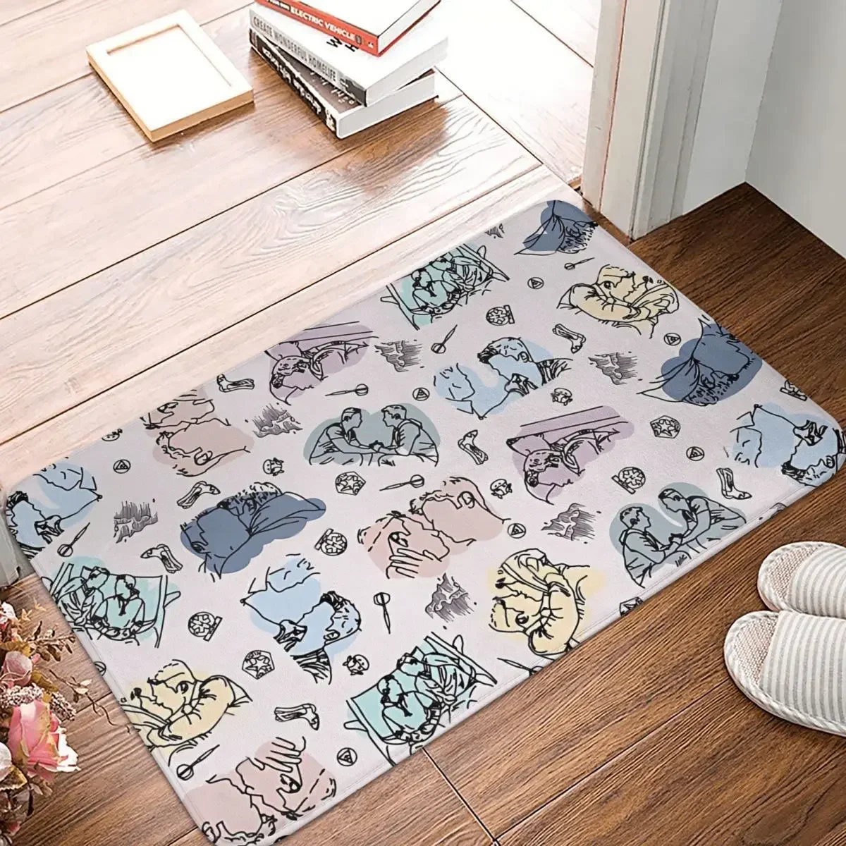שטיח מינימליסטי למטבח ולמרפסת Connor Heartstopper Bath Mat Tarlos