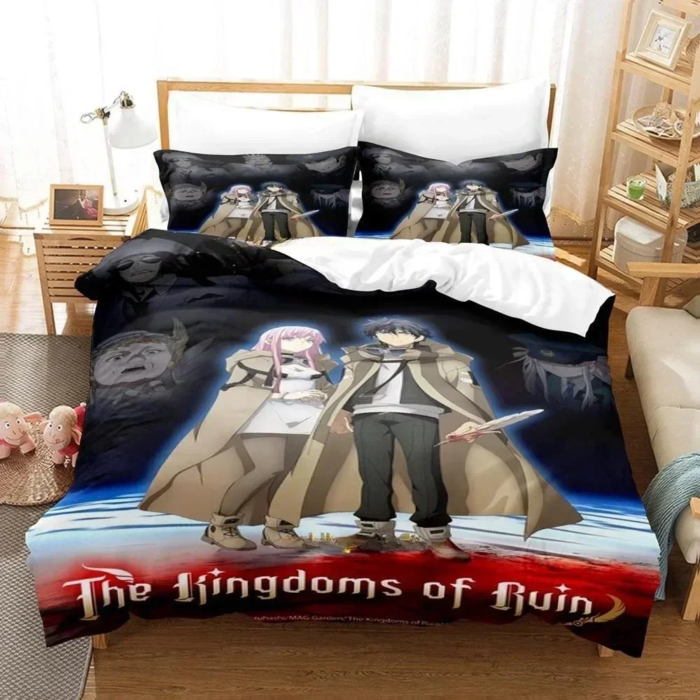 

3D Printing The Kingdoms of Ruin Printed Bed Set Duvet Cover Pillowcase Bedding Set Linen Sheet Quilt Cover Full Queen King Size