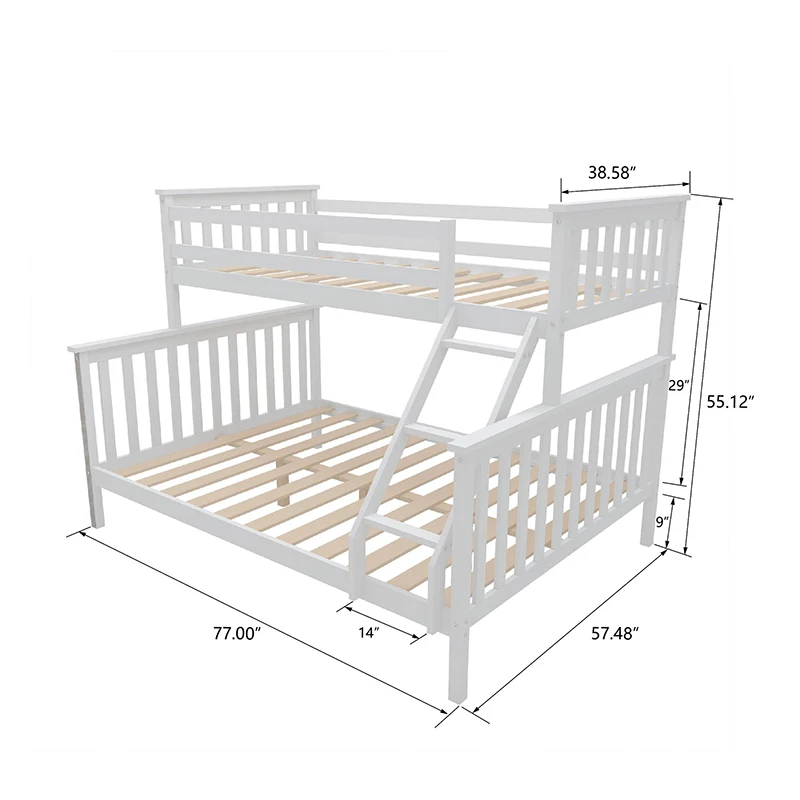 

custom double bunk bed for children