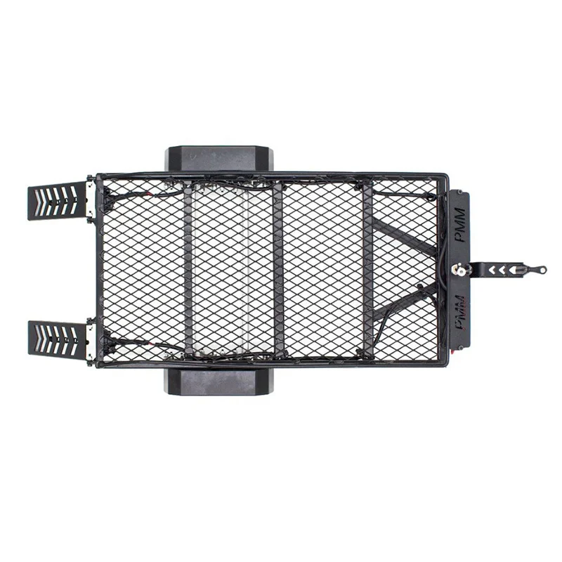 A04F-RC mejora de coche marco de remolque de elevación y bajada de Metal con Kit de grupo de lámparas para 1/18 Trx4m Scx24 Fms24 accesorios RC