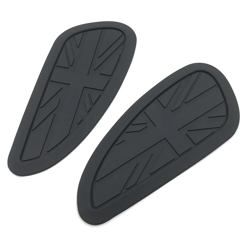 Autocollant de poignée de genou de moto rétro pour Bonneville T100, T120, coussin latéral de Traction précieux, autocollant de poignée de carburant de gaz