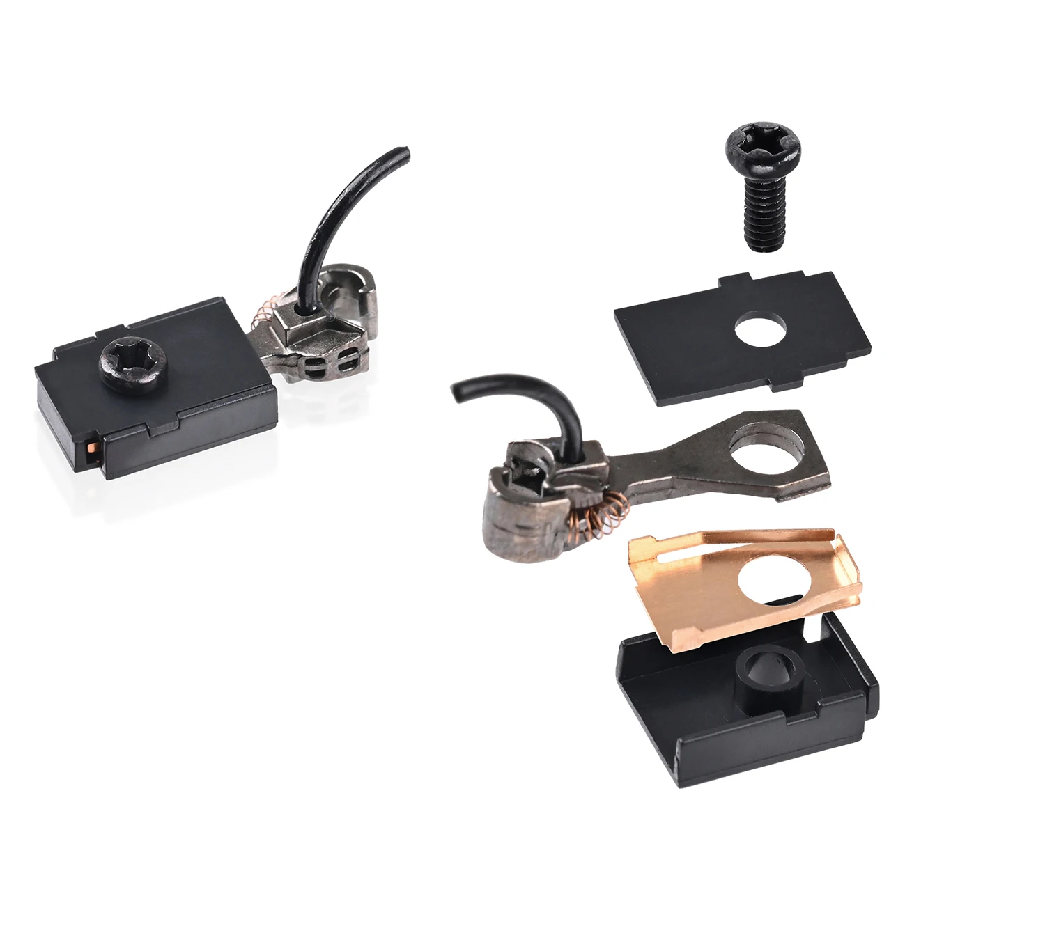 

HO ratio 1/87 87248 87256 87258 train model accessories metal hook car hook box (6pcs)