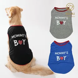 Dog T-Shirt with Cute Mommy Boy Print - Perfect for Small, Medium, and Large Dogs