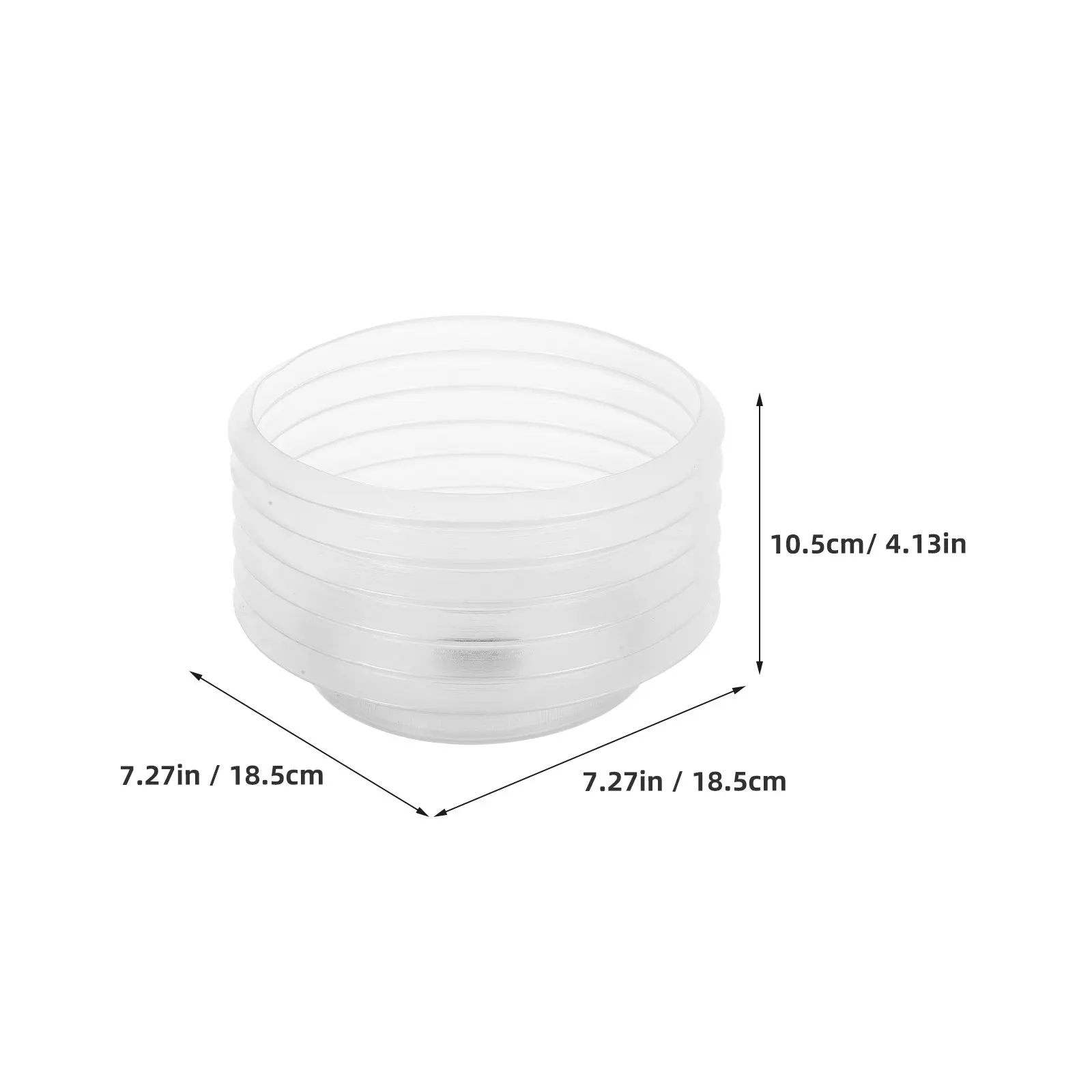 Impact Drill Dust Cover 155Mm Inner Diameter Heavy Duty Plastic Dust Collector for Hole Saws Table Saws Grinders Efficient view 2