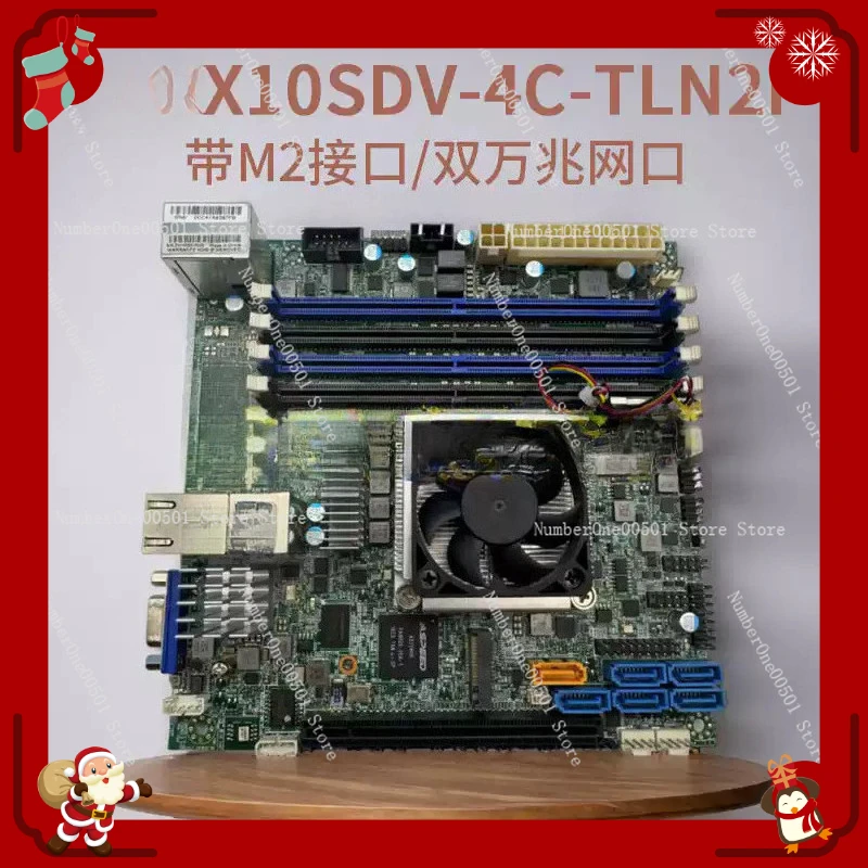 

Материнская плата X10SDV-4C-TLN2F ITX для NAS-сервера D1521, два порта 10GbE, IPMI, 128 ГБ ECC