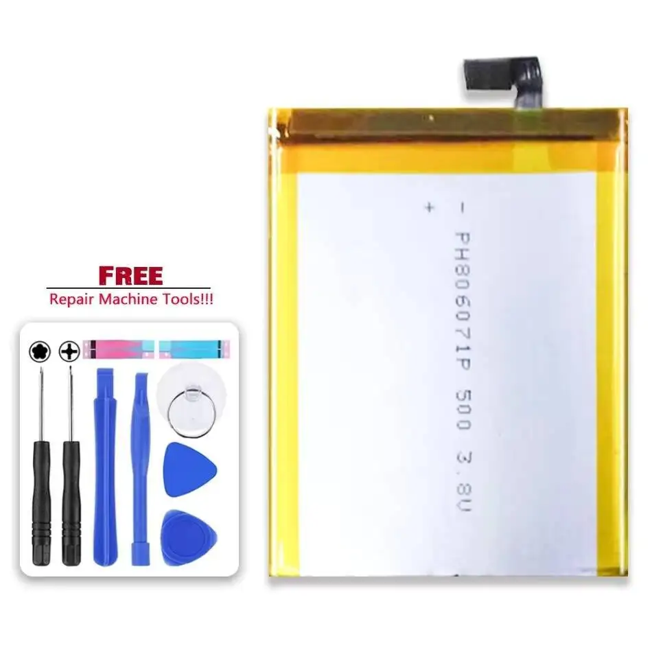 

For Newman P10 Guophone XP9800 Waterproof IP68 MTK6739 Mobile Phone Battery 6500Mah High Performance
