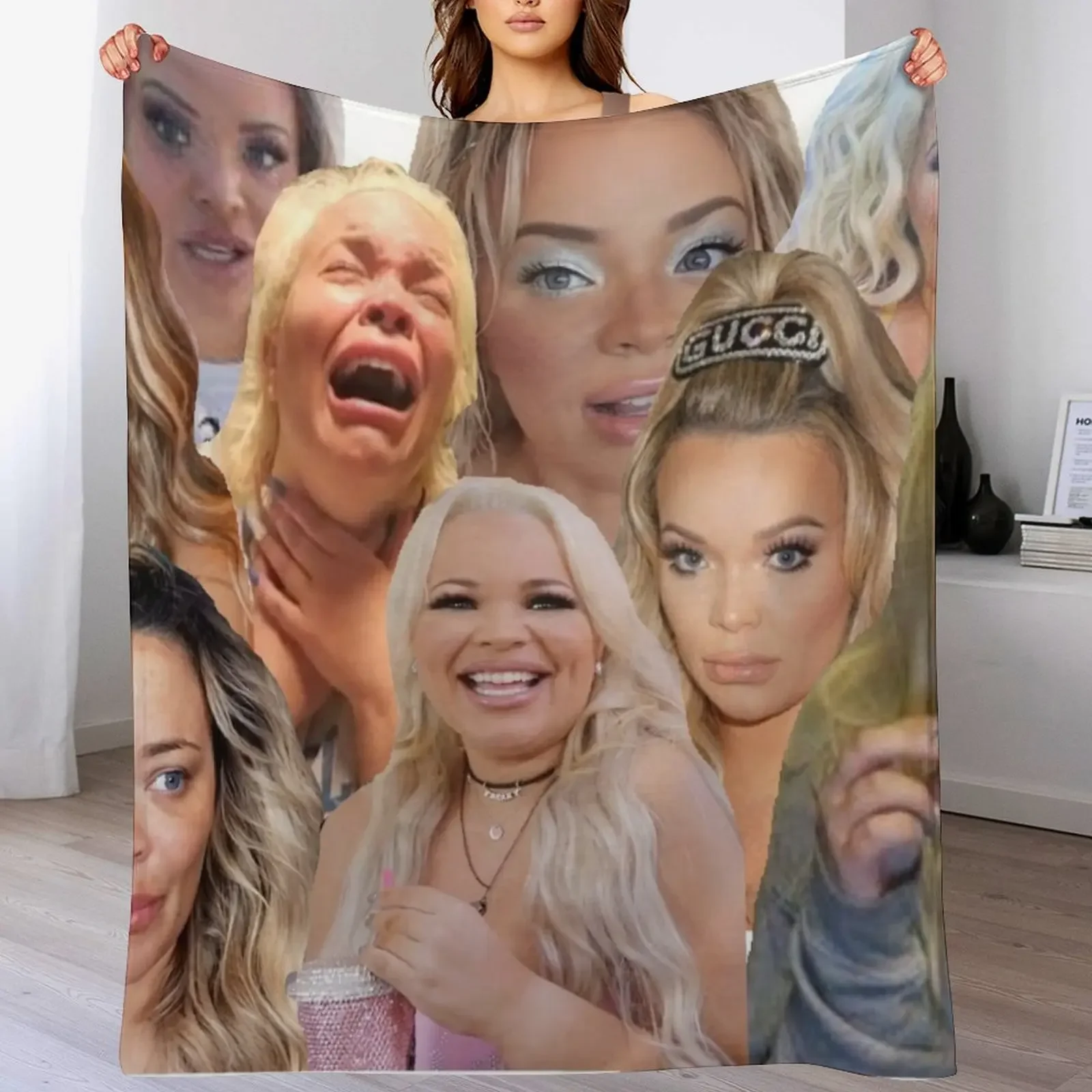 

trisha paytas Throw Blanket Versatile Cozy Throw Blanket for All Occasions