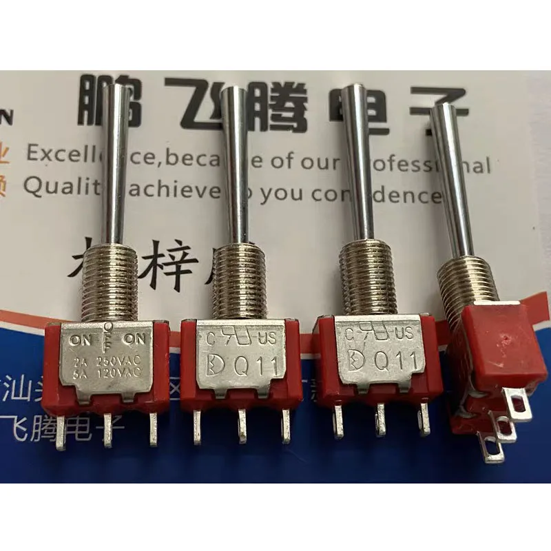

1pcs/lots Q11 knob switch 3 pin 3 speed rocker toggle long handle 21mm 1MS3T5B1M1QES