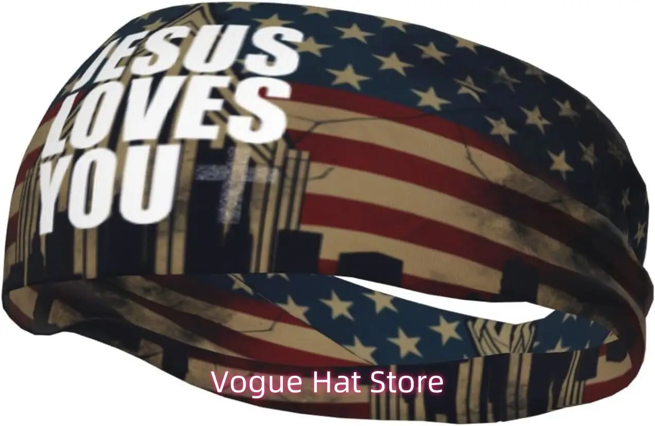 fe-crista-jesus-loves-you-sports-headbands-unissex-yoga-antiderrapante-faixa-de-cabelo-de-treino-de-secagem-rapida