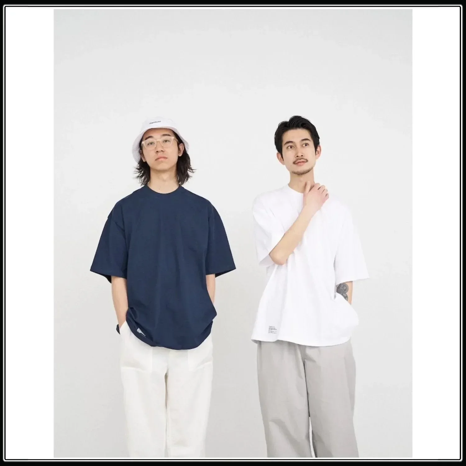 FreshService High-density space layer function Invisible pocket T-shirt on both sides