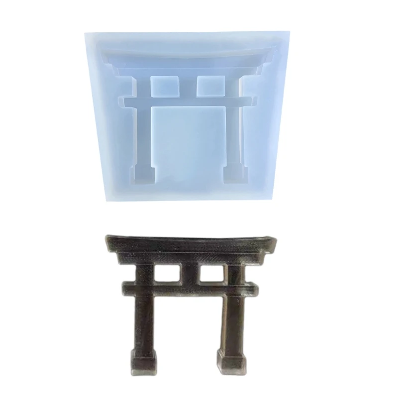 Resin Shaker Filling Mold,Silicone Torii Mold Epoxy Resin Mold Filler Quicksand Casting Filling Mold for Jewelry Making