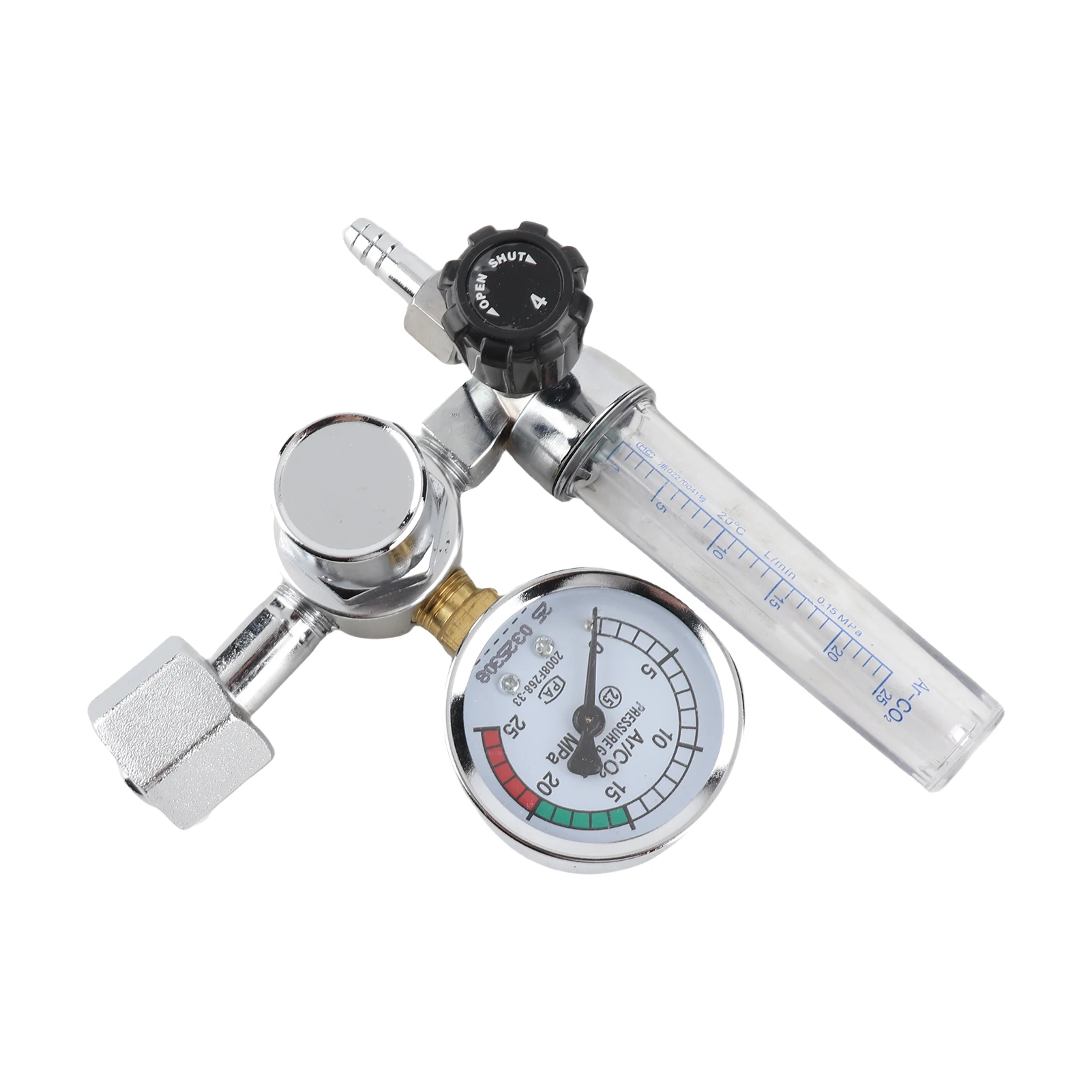 0-25Mpa Argon Regulator CO2 Mig Tig -Meter Gas-Regulators Flowmeter Welding Weld Gauge Pressure Reducer  Meter Flowmeter