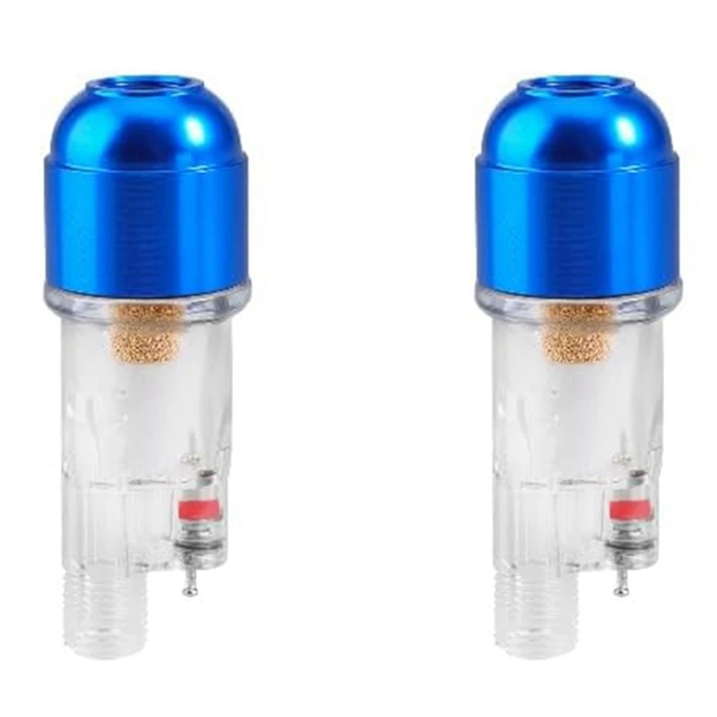 ABNM Airbrush Mini Air Filter Blue Air Brush Water Moisture Oil Trap Separator