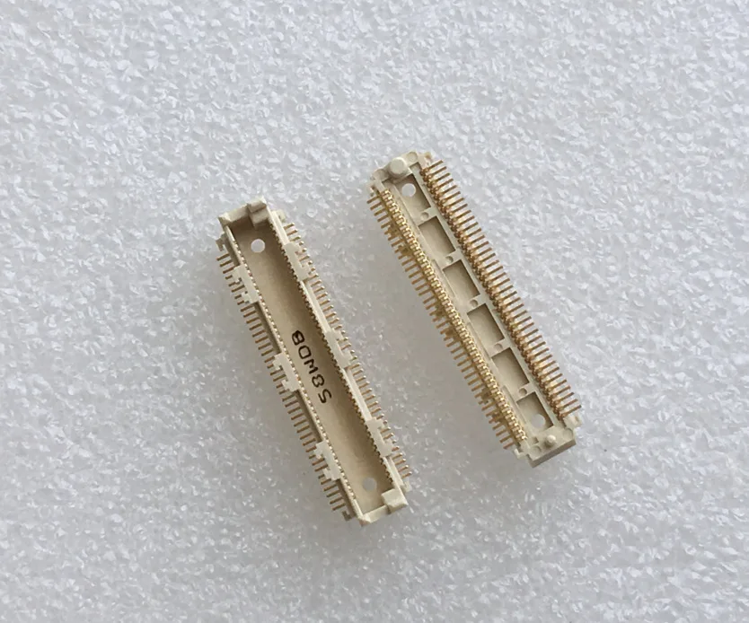 Fro Board-to-Board 0.5MM Pitch 80P Female, Double Row Patch, BTB Connector with Fixed Post