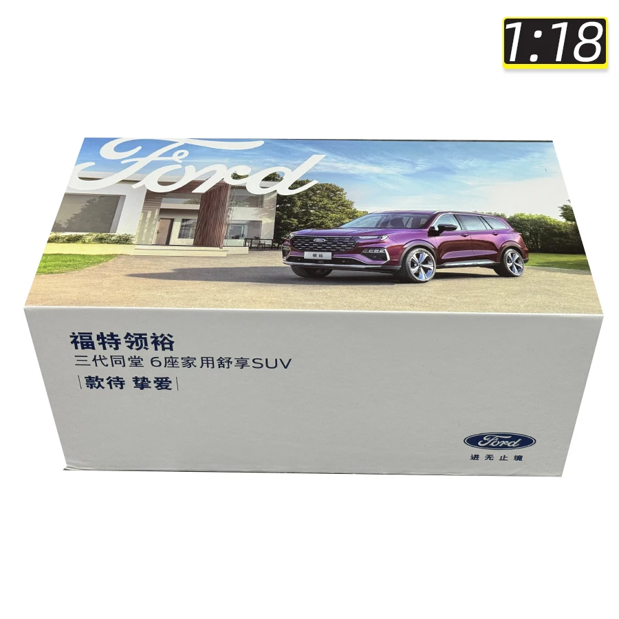 OEM 1/18 scale New Ford EQUATOR SUV car model Metal static decoration Holiday gift collection