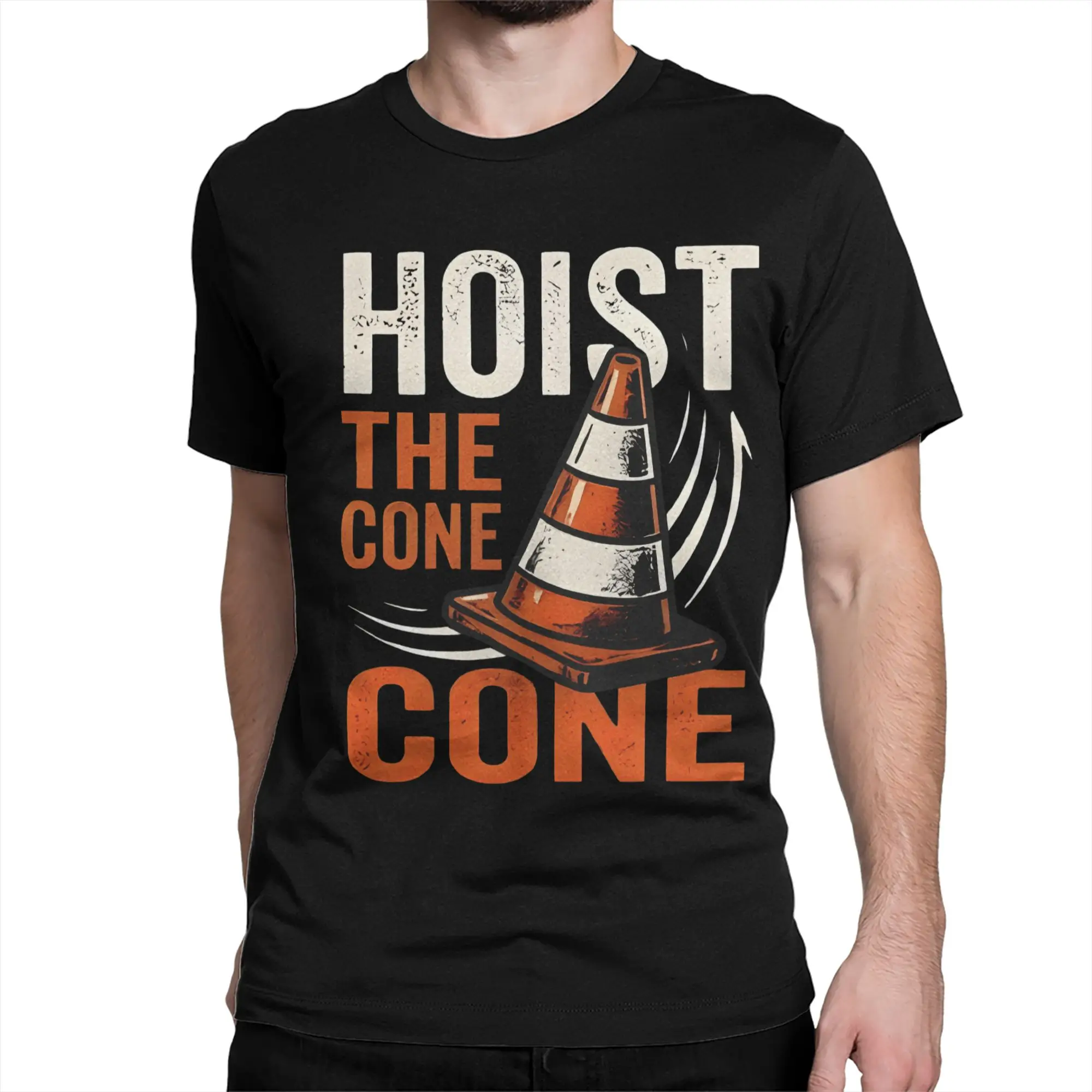 Hipster Hoist The Cone T-Shirts Men Women's Round Neck Cotton T Shirts  Short Sleeve Tees 6XL Tops