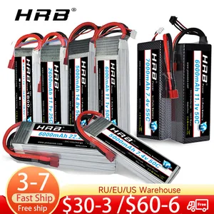 HRBリポバッテリー2S 3S 4S 6S 11.1V 14.8V 22.2V RC LIPO 1300MAH 1500MAH 2200MAH 3300MAH 4000MAH 5000MAH 6000MAH 7000MAH RCパーツパーツ 8ベストセールスHRBリポRCバッテリー-6