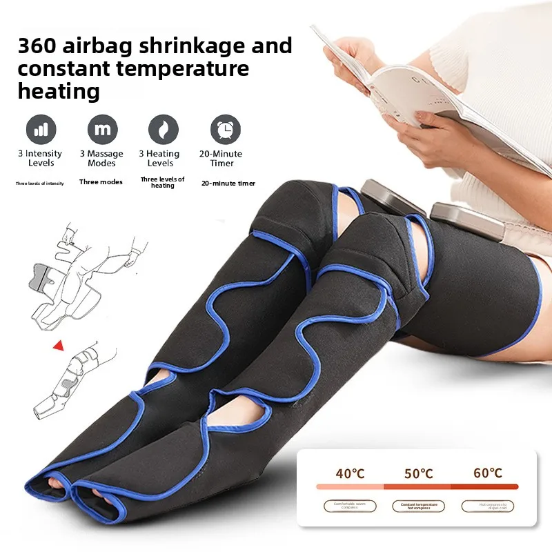 Leg Massager LED Air Wave Airbag Massage Relaxing Muscles Multifunctional Leg Foot Size Calf Massager