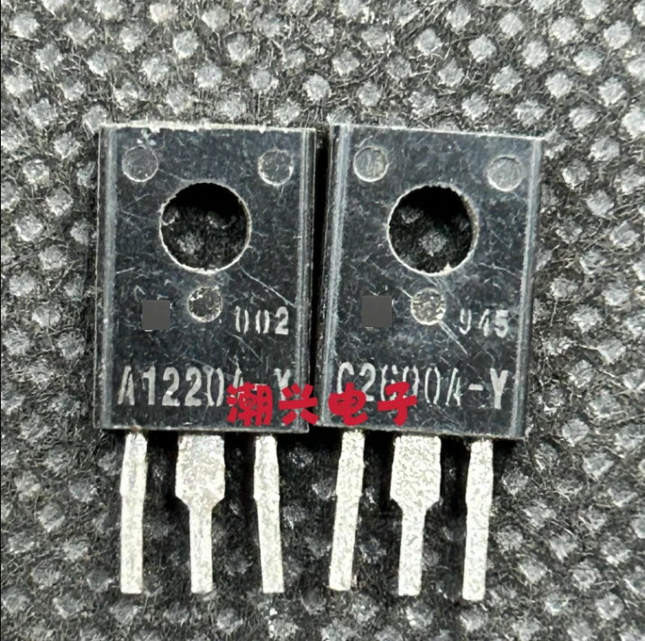 4PCS=2pairs USED 2SA1220A-Y 2SC2690A-Y A1220A-Y C2690A-Y Audio Switch to Tube TO-126