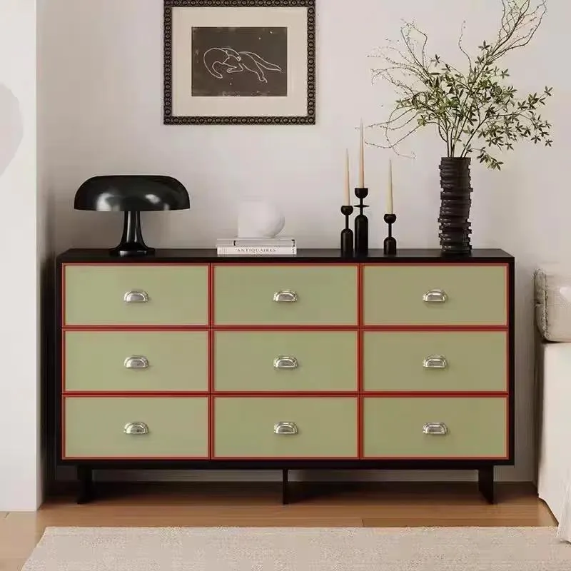 Elegant Modern Solid Wood Locker Dining Side Cabinet Furniture Drawer Cabinet Eco Friendly Durable for Hotel Use