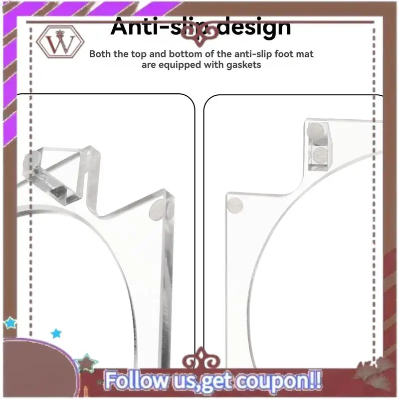 ABBG-For Mac Mini M4 2024 حامل أكريليك لتثبيت سطح المكتب وتبديد الحرارة، موفر للمساحة، وصول سهل إلى زر الطاقة