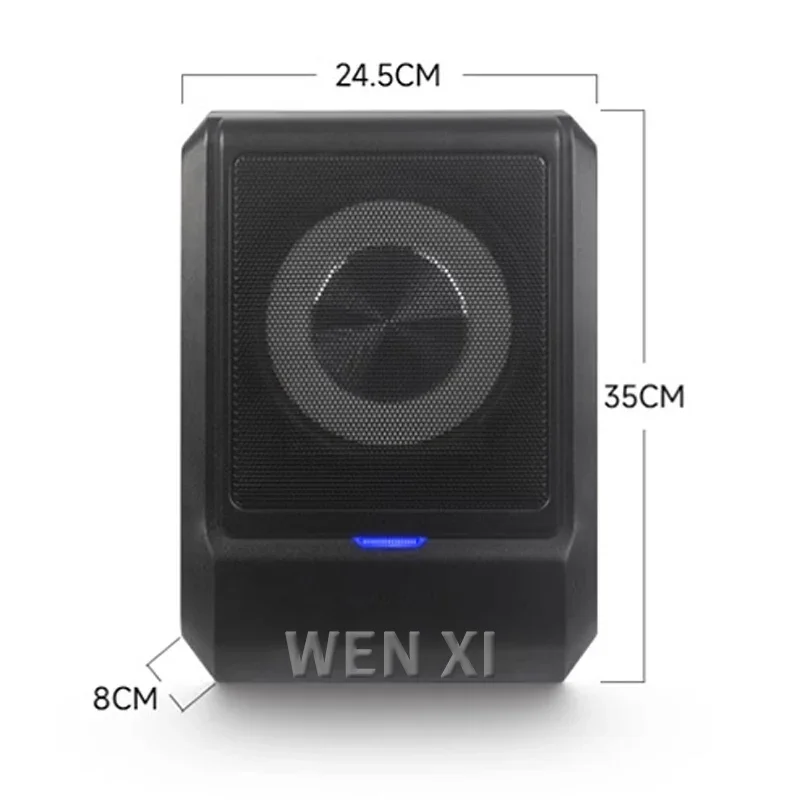 650 واط الذروة الطاقة 8 بوصة مقعد السيارة أقل من 8 سنتيمتر سميكة مضخم الصوت القرن سيارة مكبر الصوت 220 فولت مضخم صوت السيارة الجسم