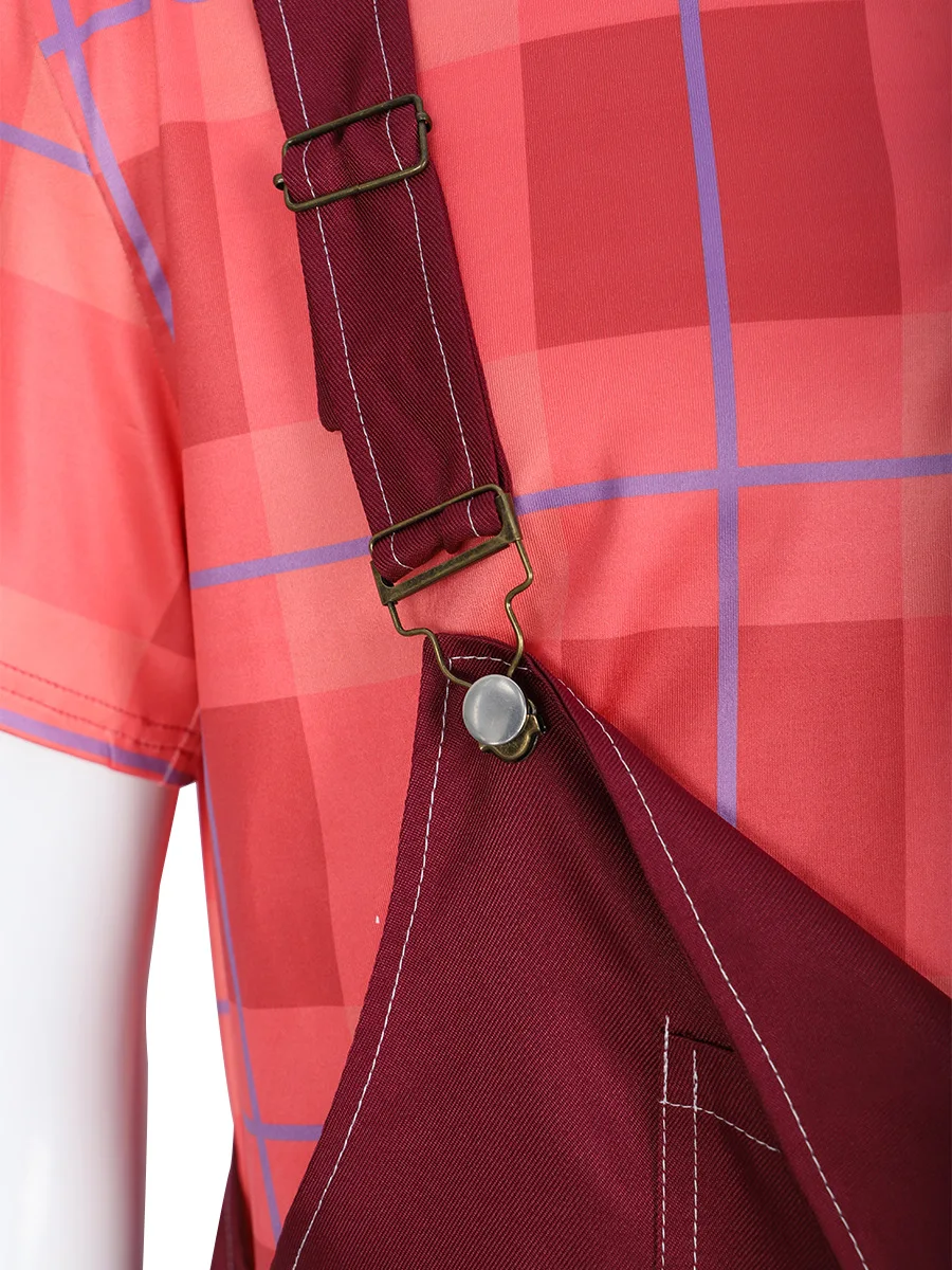 Аниме Vanellope von Cos Schweetz Косплей Костюм Wreck It Cos Ralph футболка комбинезоны наряды для женщин мужчин вечерние повседневная одежда