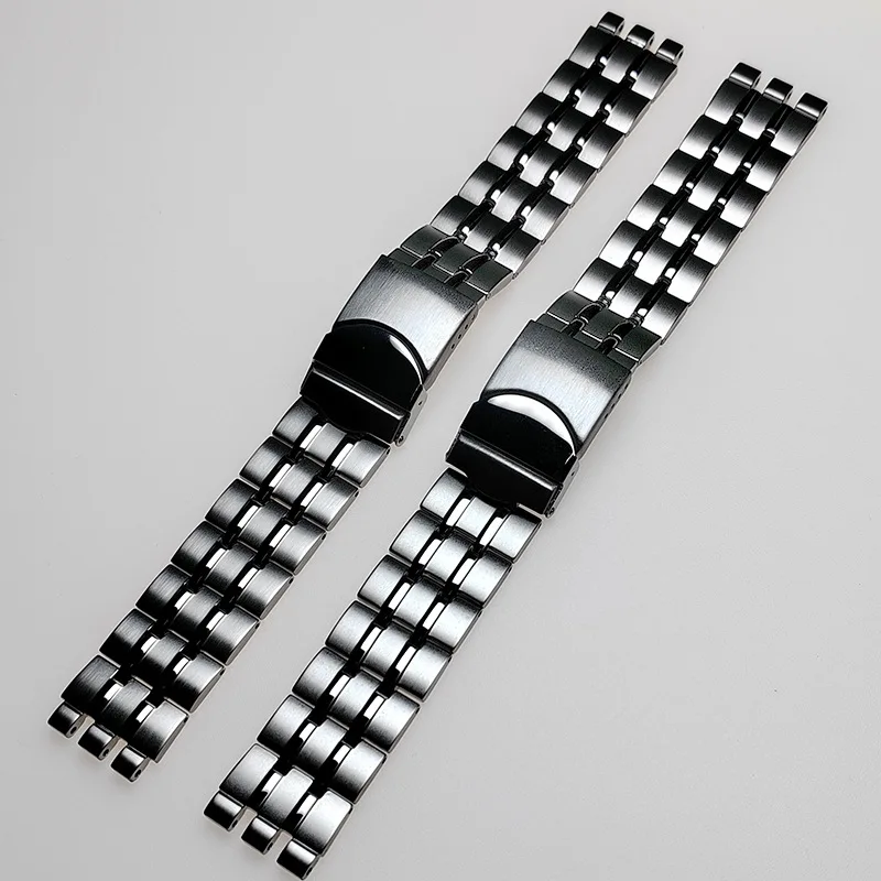 19mm 21mm for Swatch Stainless Steel Watch Band Strap Solid Metal Bracelet Iron Wrist Belt for Men Women Formal Dressed Bangle