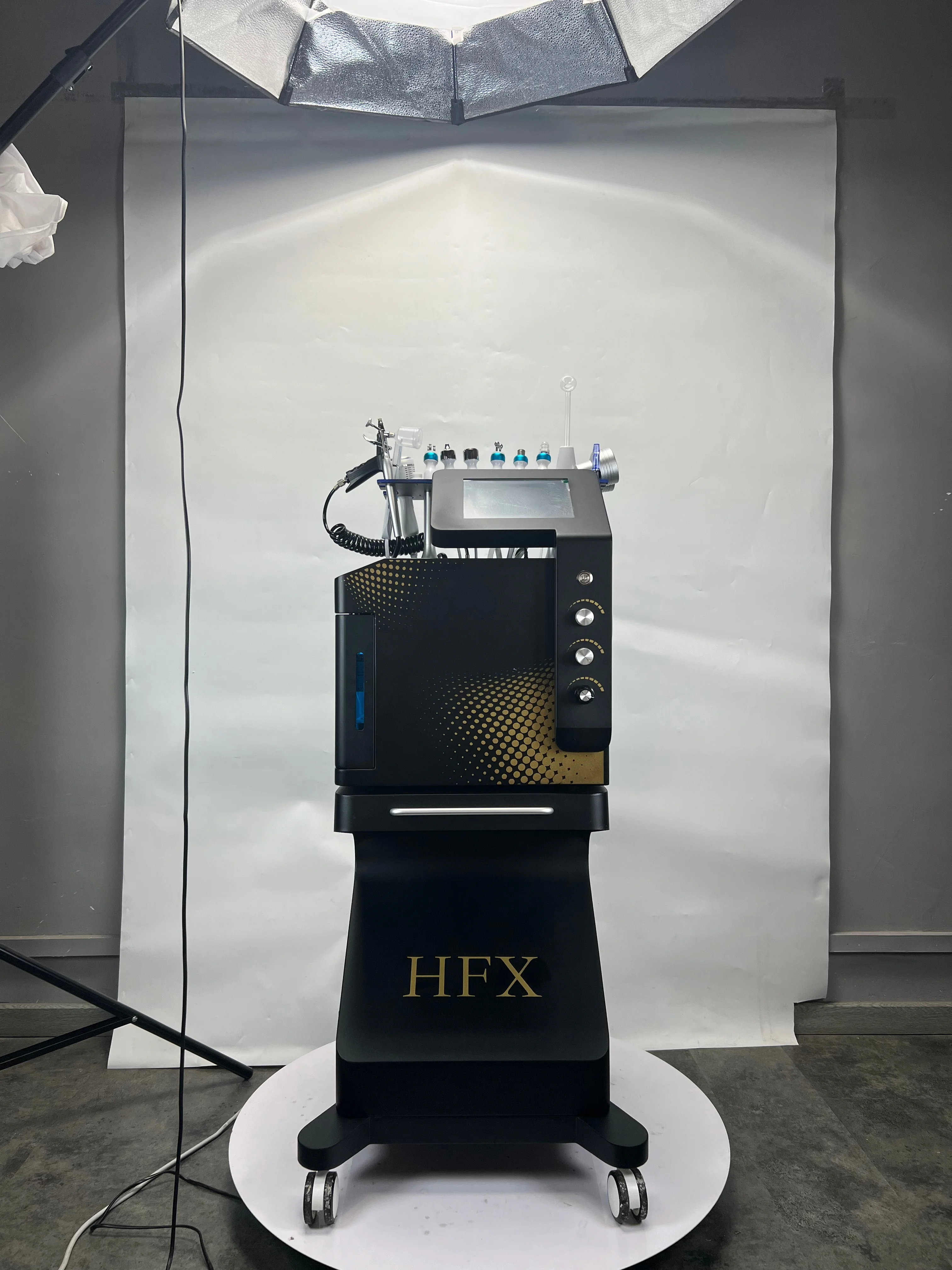 DDP by Air HFX Desktop 14 in 1 Skin Care Hydrodermabrasion Black Head Acne Removal Aqua Peeling Face Moisture Device