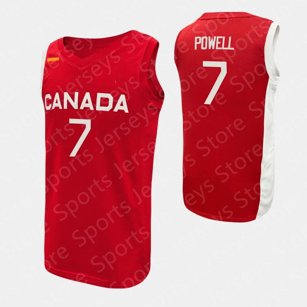 2024 New Canadian Basketball Canadian Basketball Jersey Men\'s/Boys Summer Basketball Training Vest Fan Special Kit