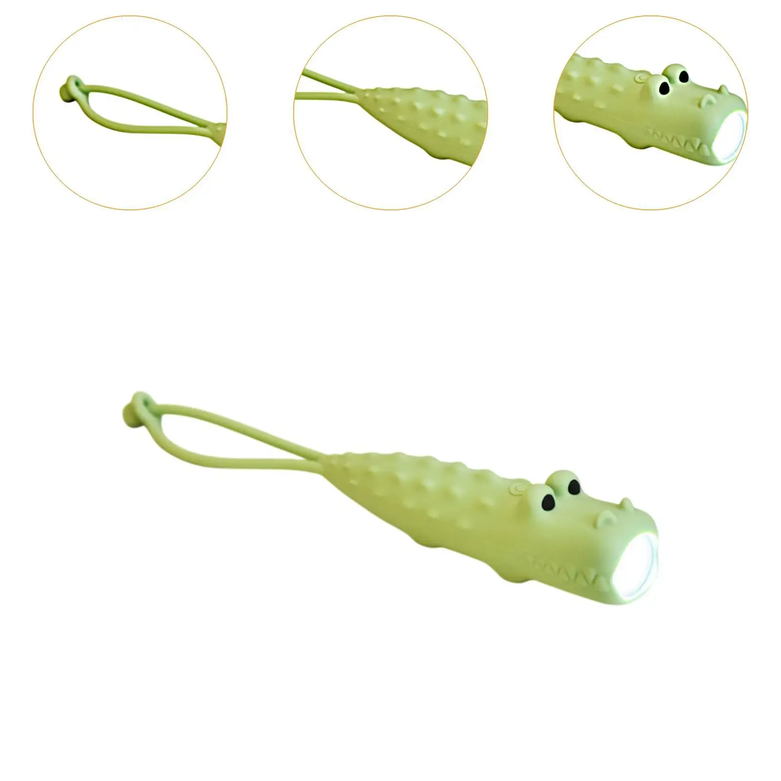 

Cute LED Flashlight Waterproof Handheld Light for Night Fishing Camping Home