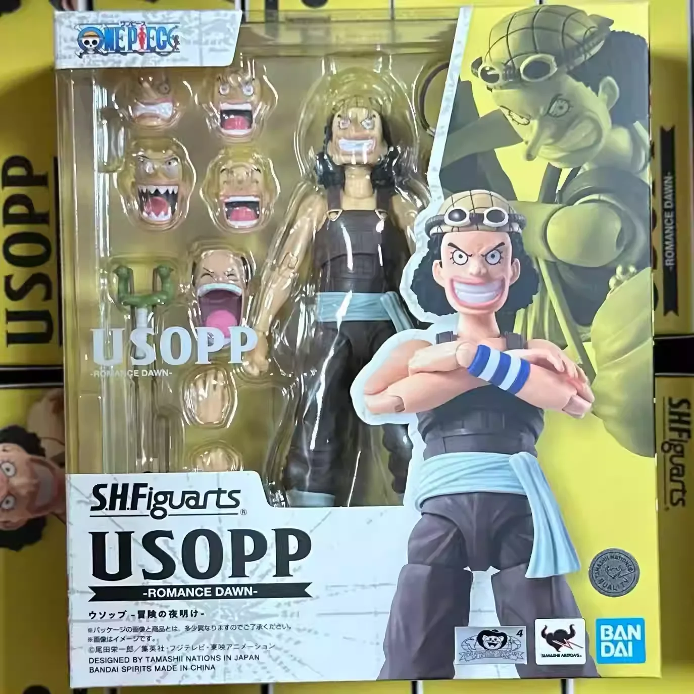 

Фигурка BANDAI One Piece: Усопп (S.H.Figuarts), оригинальная модель, коллекционная игрушка для декора