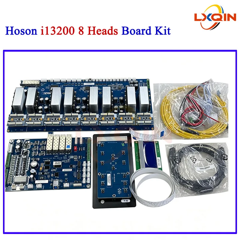 LXQIN Printer Hoson I3200 8 Heads Board Kit for I3200 Board Kit for Water Based/Eco Solvent/UV Flatbed I3200 8H Electronics