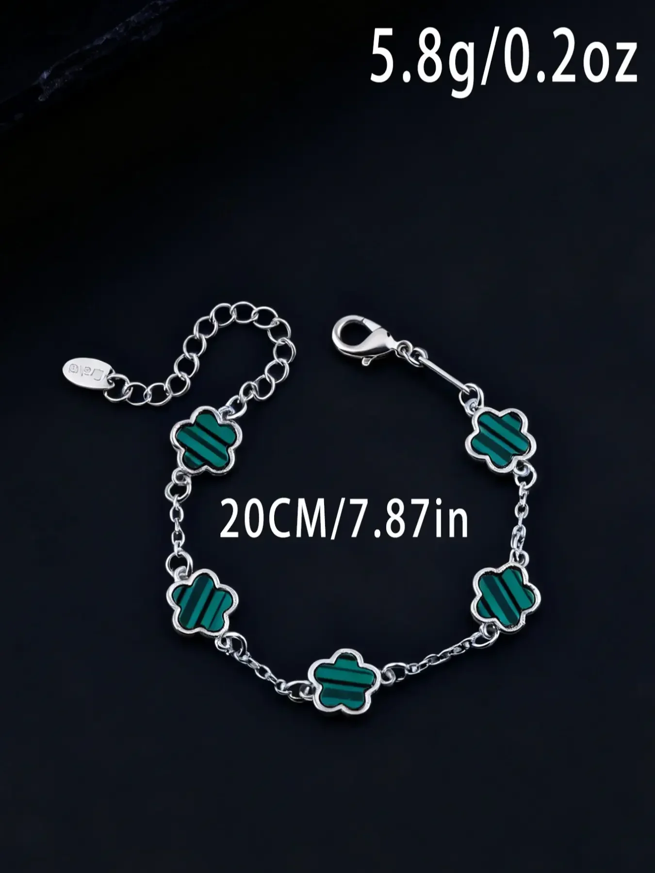 Mother's Day Gift Multicolor Mother-Of-Pearl Enamel Four-Leaf Clover Flower Design Bracelet, Luxurious Lucky Clover Simple Jewelry, Unisex Couple Best Friend Bangle, Elegant Bangle Bracelet