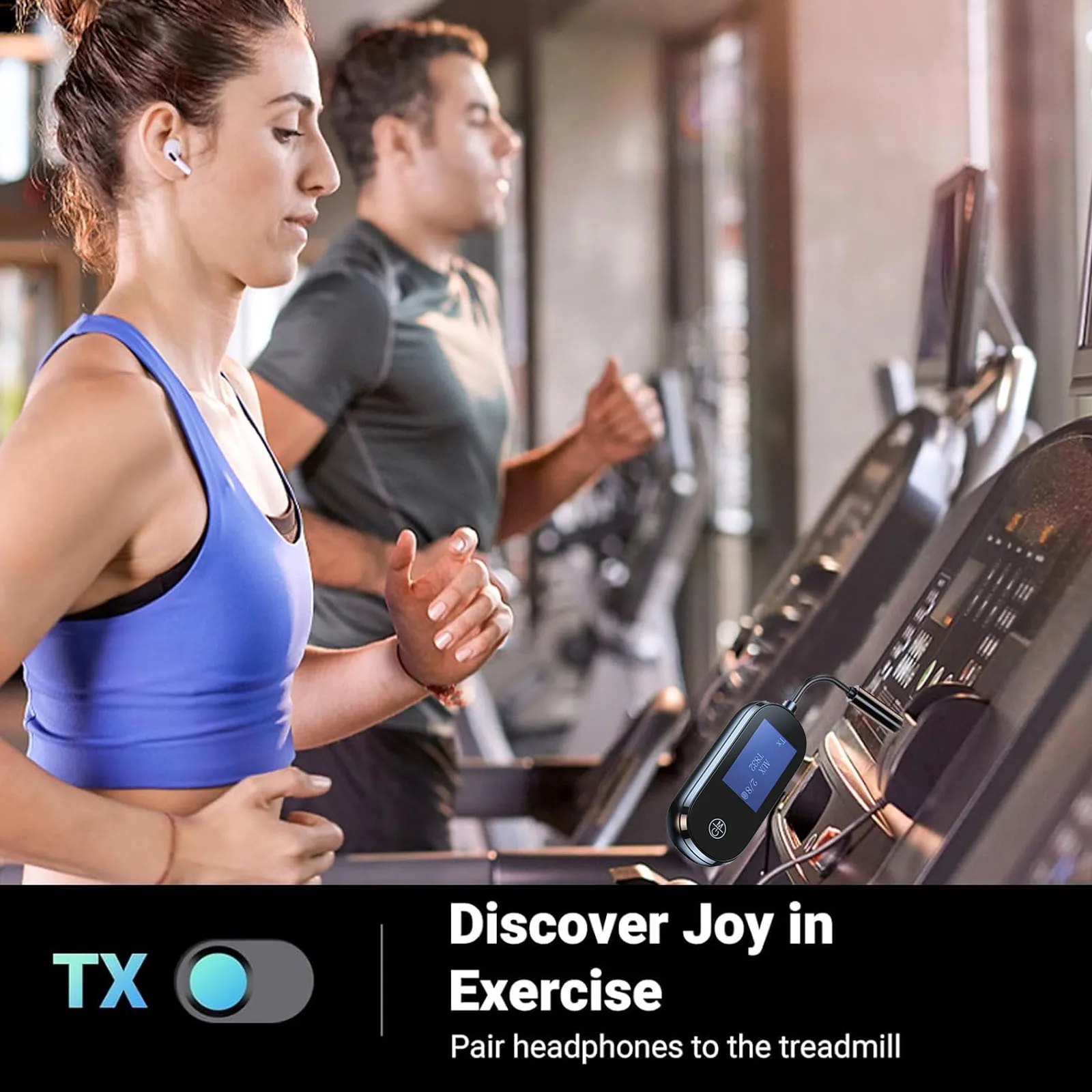 بلوتوث 5.4 استقبال الصوت الارسال 2 في 1 Hifi ستيريو محول لاسلكي 3.5 مللي متر AUX مع هيئة التصنيع العسكري لسيارة طائرة التلفزيون الكمبيوتر المتكلم