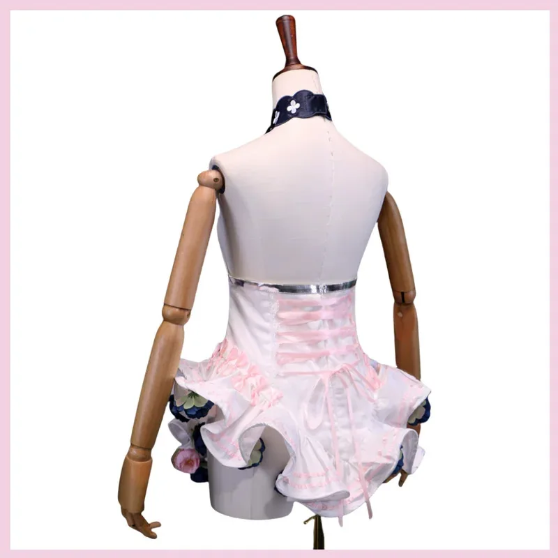 لعبة الأزرق الأرشيف الرسوم المتحركة شيمو كوهارو تأثيري حلي القسم الأبيض النقي الوردي المرحلة تنورة لطيف كيب شعر مستعار Woman8;c'4,t;6.j'2;