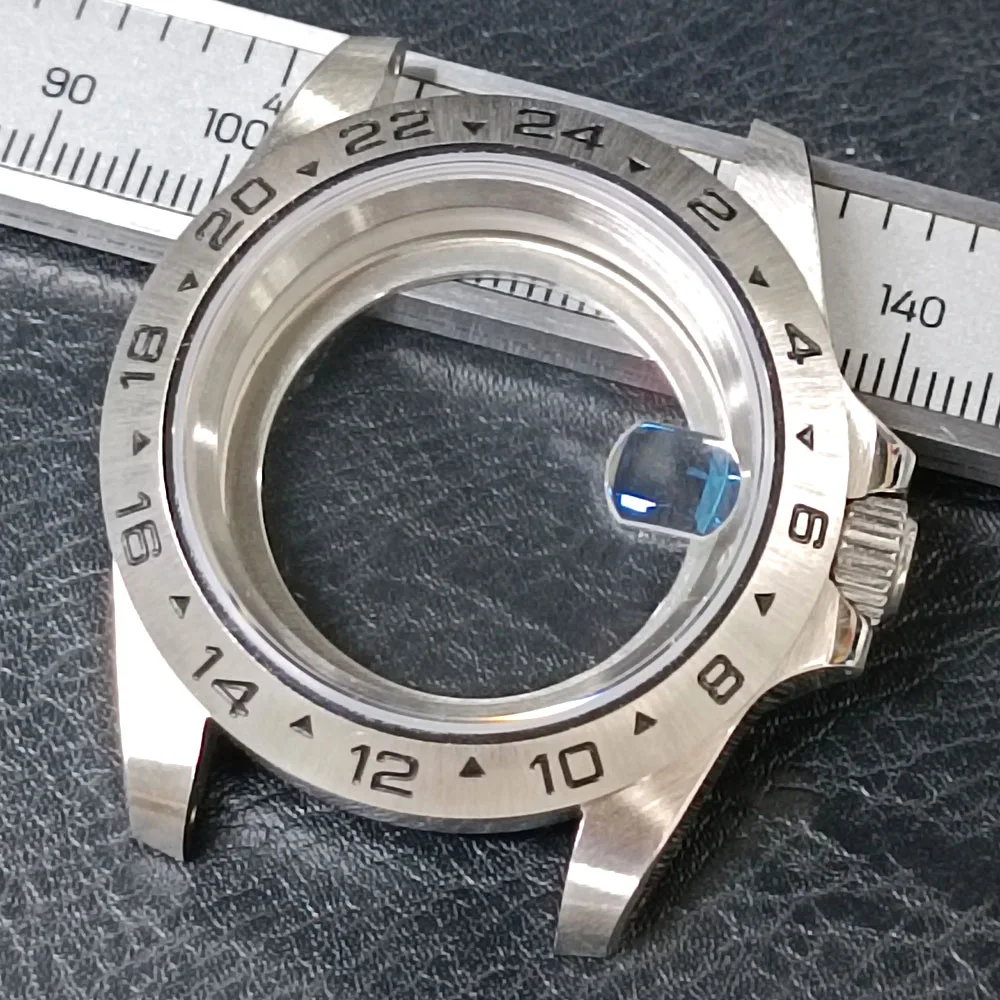 

Серебряный корпус NH34 для дайвинга 39,5 мм, корпус из нержавеющей стали, подходит для механизма NH34 NH 35, корпус из сапфирового стекла, циферблат 28,5 мм, ремешок 20 мм