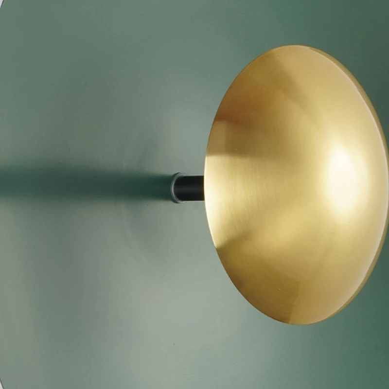 Colorido Rodada Metal LED Lâmpada de Parede Laranja Azul Verde Branco Preto Roxo Chrome Iluminação Sconce Para Salão Quarto Corredor Escadas