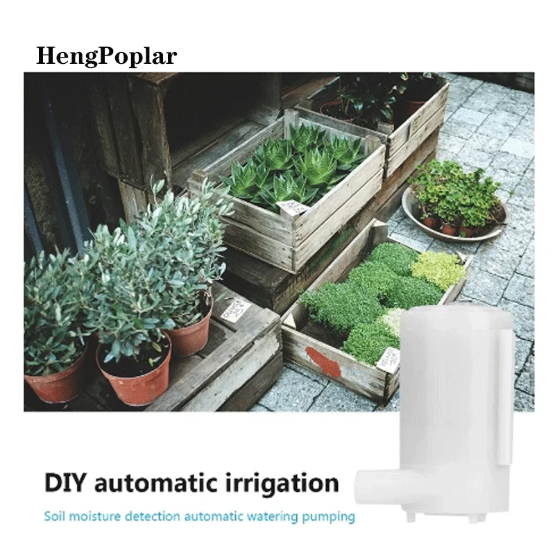 DIY Automatic Watering Irrigation System Soil Moisture Sensor Pump Module Kit