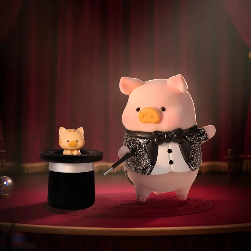 

Authentic Lulu Pig Edition Collectible Toy Colorful Magic Show Series Limited Hang Card Fashion Desktop Ornament Cute Doll Gift