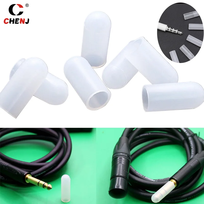 6,35 мм чехол для аудиоразъема, электронные аксессуары, штекер для наушников, силиконовый защитный чехол, вставка для кабеля для подключения гитары 6,35 мм чехол для аудиоразъема, электронные аксессуары, штекер для наушников, силиконовый защитный чехол, вставка для кабеля для подключения гитары