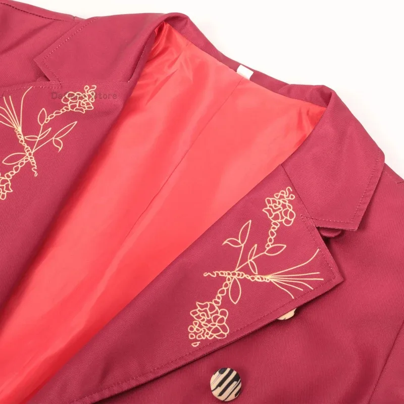 sisi 2233Willy Coat Costume Ticket Willie Wonca Cosplay Suit Outfit Chocolate Wonk Factory Men Fancy Halloween Roleplay