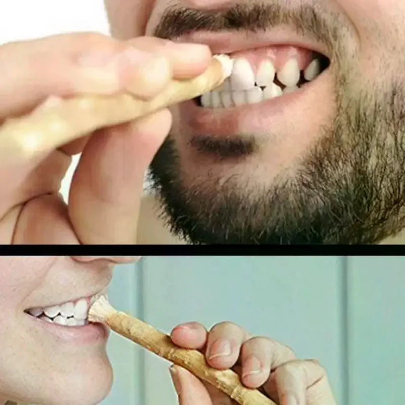 1Pcs Portable Natural Miswak Toothbrush Traditional Teeth Whitener & Manual Tooth Care Stick For Travel