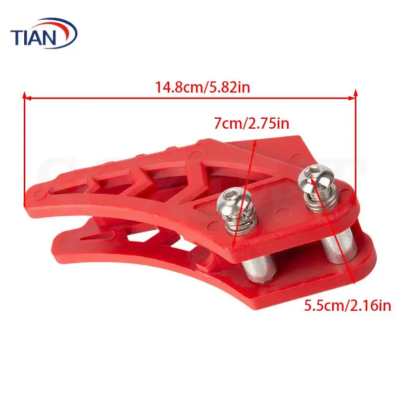 NEW Wholesale Motorcycle Plastic Chain Drag Protector Kit - Durable Guide Cover for 2 Stroke Engine Motocross PartsHOT