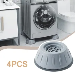4pcs Washing Machine Anti-vibration Mute Protection Mat Universal Anti-skid Foot Pad Dryer Bath Mat Bathroom Tool Для Ванной Ко