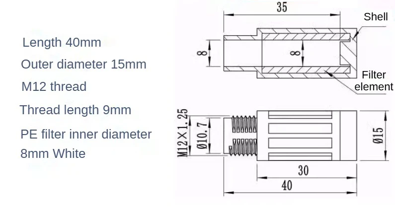 SHT30 SHT20 Temperatur- und Feuchtigkeitssensor-Modul Wasserdichter PE-Sinter-Digital-Sensor I2C IIC für Arduino IoT Smart Home – Detail 1