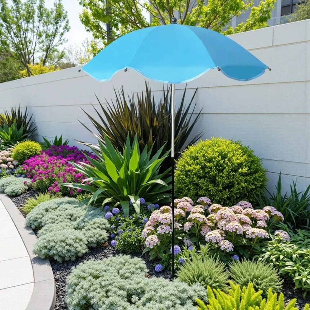 

Adjustable Plant Umbrellas Metal Stake Weatherproof Plant Shade Cover Reusable Sun Protection Cover Outdoor Garden