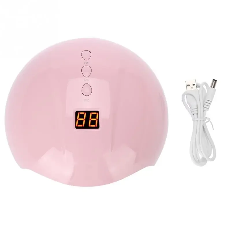 USB Nail Art Tools Kit, 24W LED UV nageldrogerlamp, dubbele lichtbron nagelgel fototherapiemachine, manicure gellak