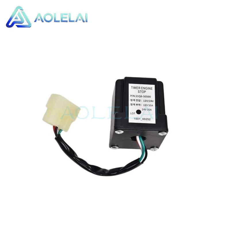 21Q6-50500 21Q650500 Hyundai R150 215 225 305 335 -9 delayed flameout controller time relay excavator parts